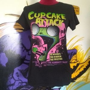 Invader Zim Gir cupcake attack shirt